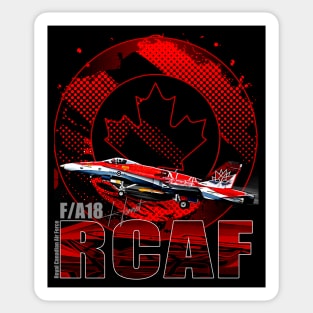 RCAF F18 Hornet Fighterjet Sticker